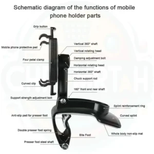 Support de téléphone de voiture réglable au Maroc