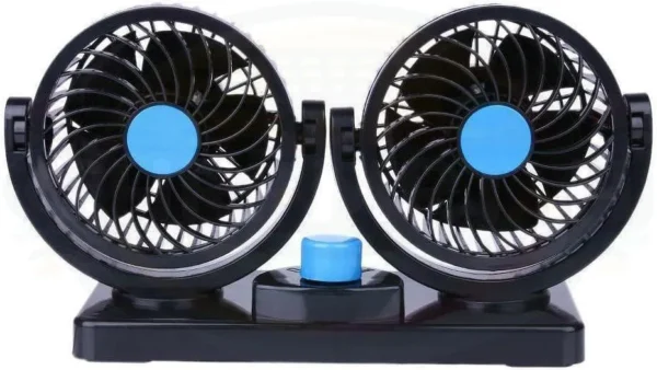 ⁦VENTILATEUR DOUBLE POUR VOITURE au Maroc⁩ - الصورة ⁦10⁩