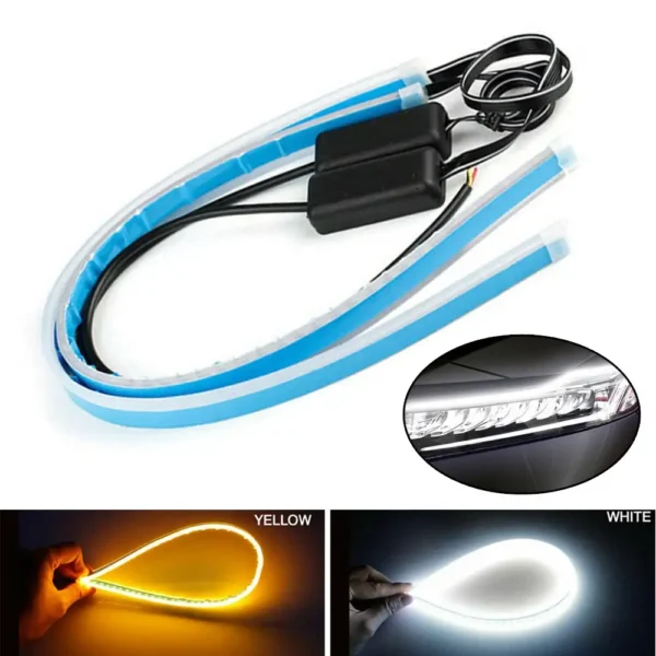 ⁦LUMIÈRE LED FLEXIBLE POUR VOITURE au Maroc⁩ - الصورة ⁦3⁩