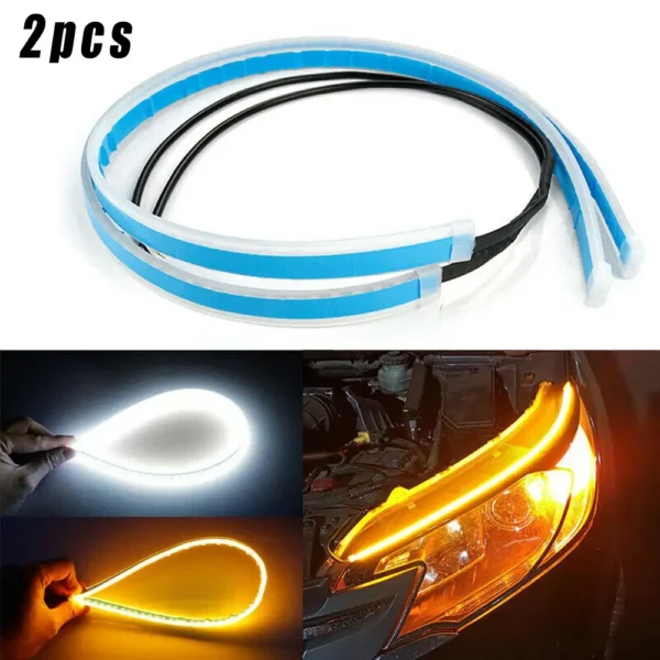 ⁦LUMIÈRE LED FLEXIBLE POUR VOITURE au Maroc⁩ - الصورة ⁦4⁩